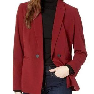 Burgundy Nine West Women’s Suit Jacket Blazer Size 4 Like New Condition